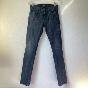 Hudson Distressed Black Axl Skinny Jeans Mens 28